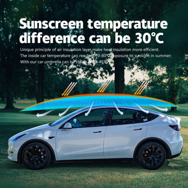 replacement-product-image TEST-AGENT Automatic Car Sunshade Umbrella
